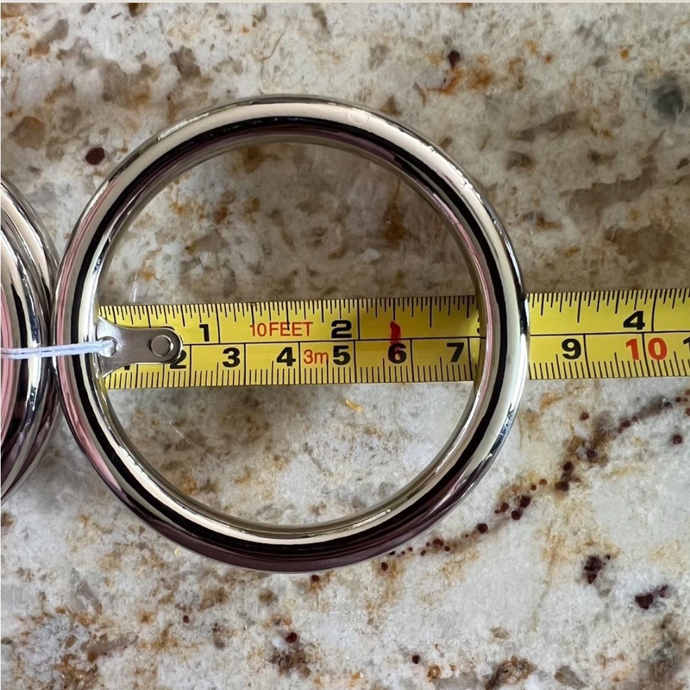 iFashionBox Silver Stackable Bangle Bracelet Set - Picture 4 of 4